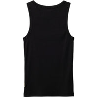 Top Dee Rib Tank - black
