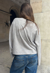 Trui Wero O-neck - beige melange