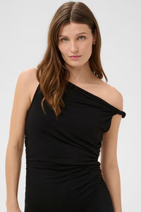 Jurk Hanadi Long - black