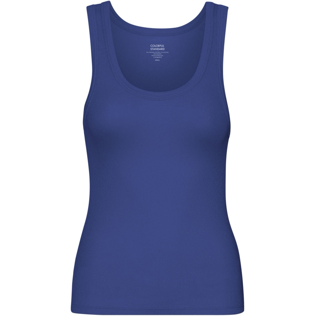 Top Organic Rib - marine blue