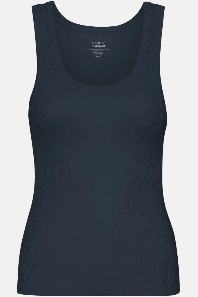 Top Organic Rib - navy blue