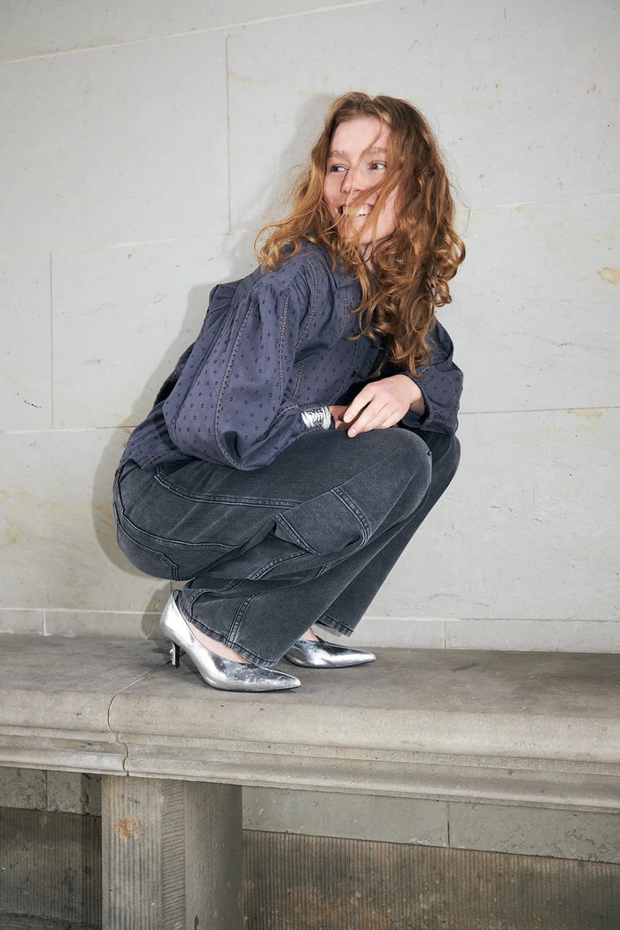 Blouse Em - washed black
