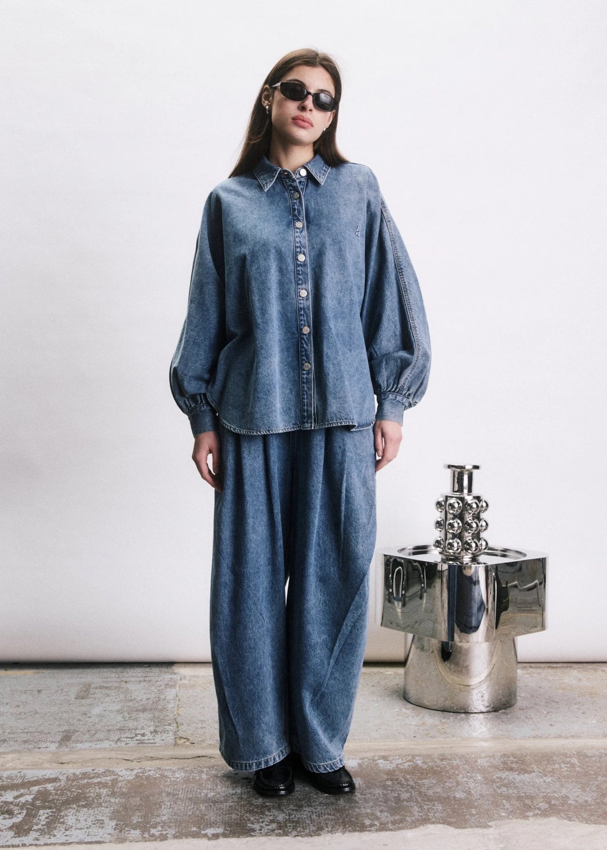 Hemd Atlas - bleu jean