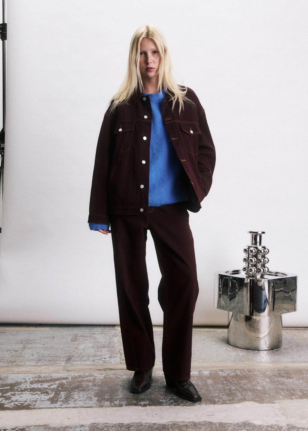 Jeans Jeremy - bordeaux