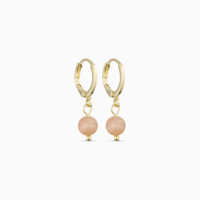 Oorbellen Ava Huggies - sunstone