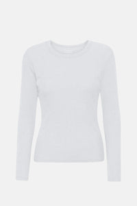Shirt Organic Rib LS - optical white