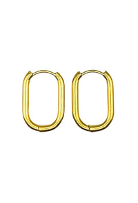 Oorhangers Long Hoops - goud