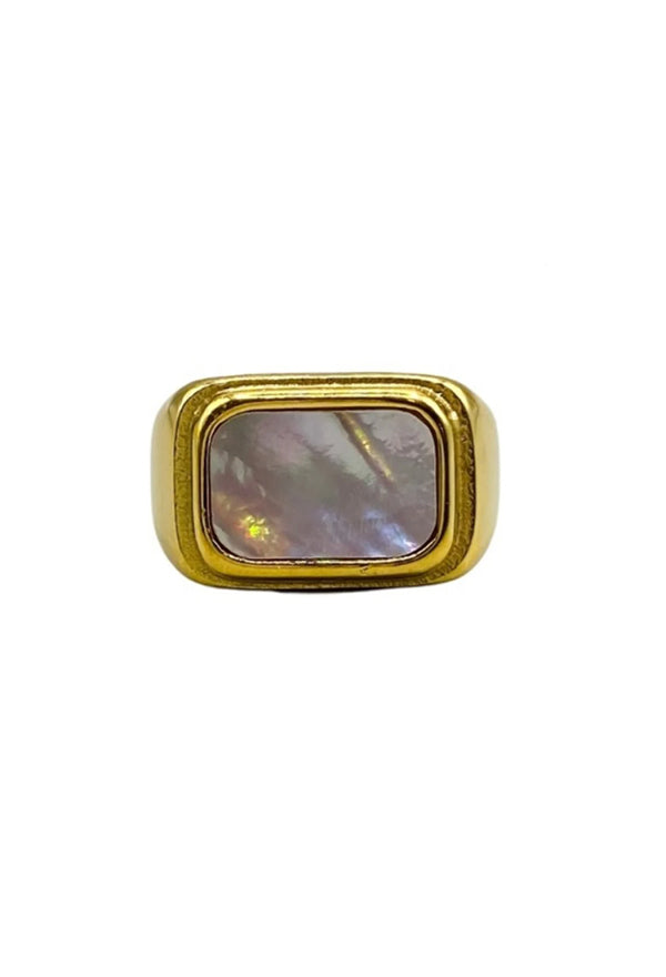 Ring Galaxy Rectangle - goud