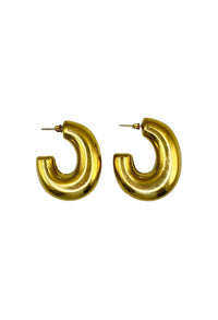 Oorsteker Big Hoops - goud