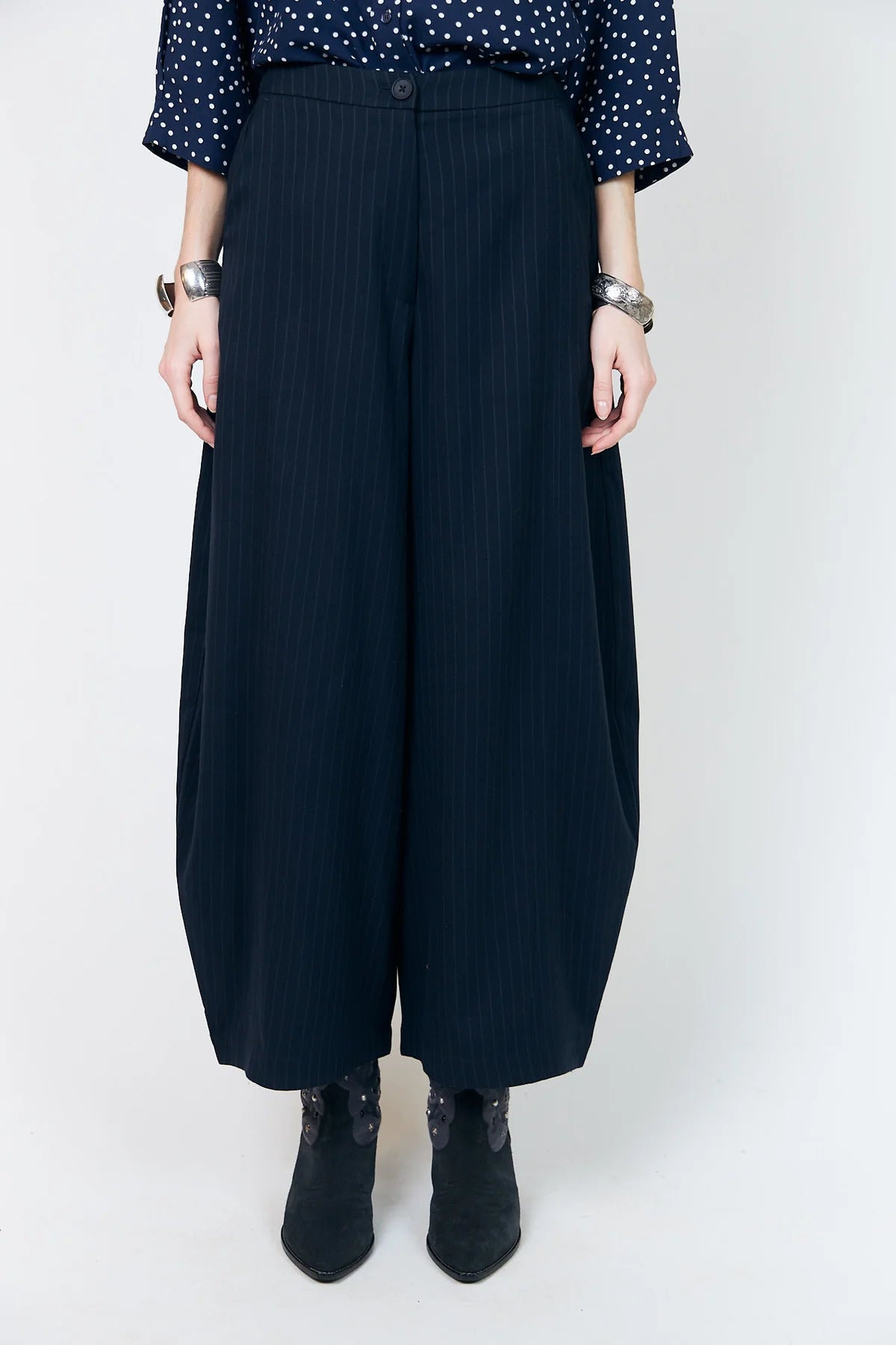 Broek Bambus - dark navy