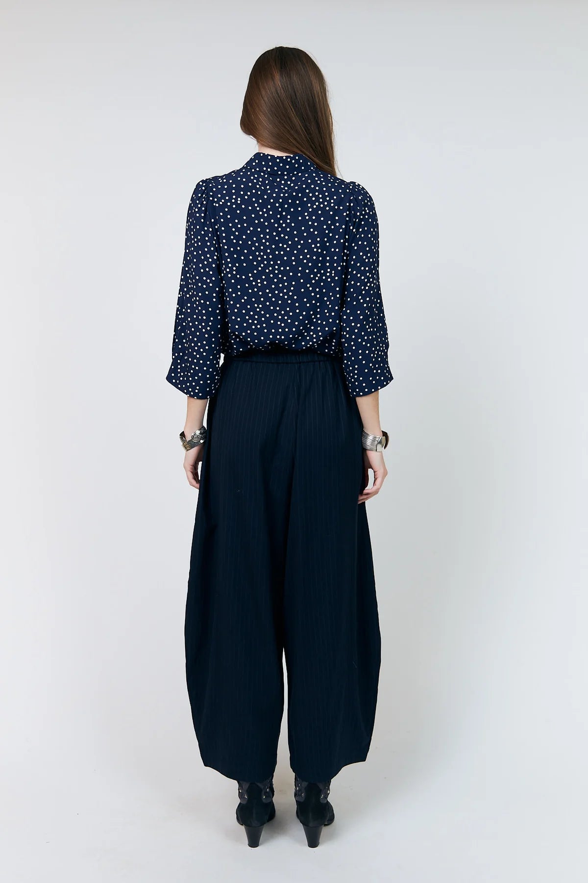 Broek Bambus - dark navy