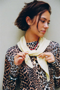 Sjaal Bonnie Wool - navy