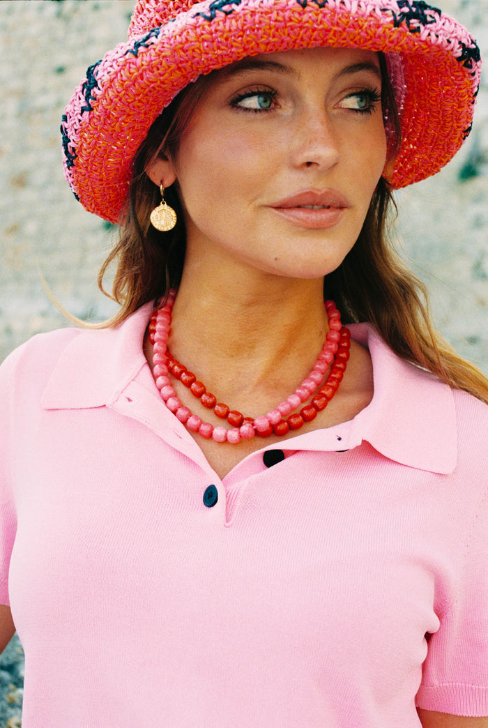 Ketting William Neon - neon pink
