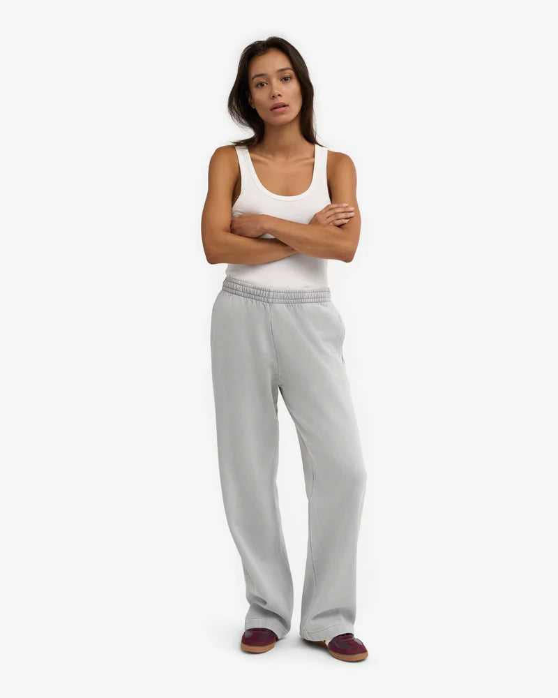 Sweatpants Organic Straight Leg - faded grey