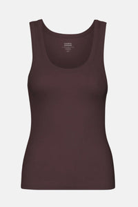 Top Rib Organic - oxblood red