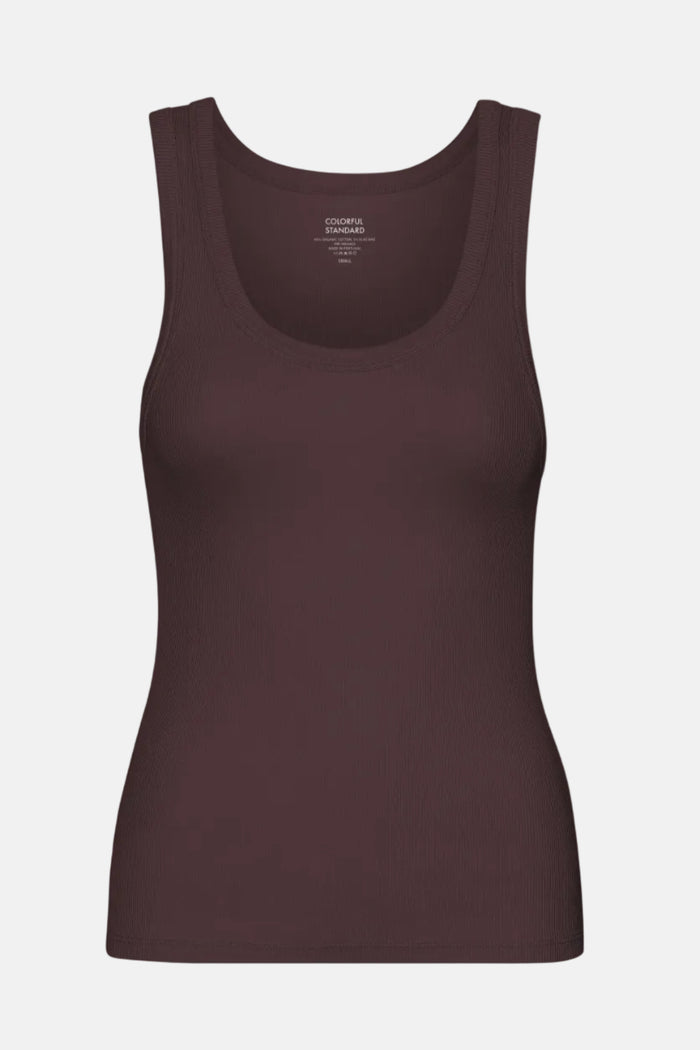 Top Rib Organic - oxblood red