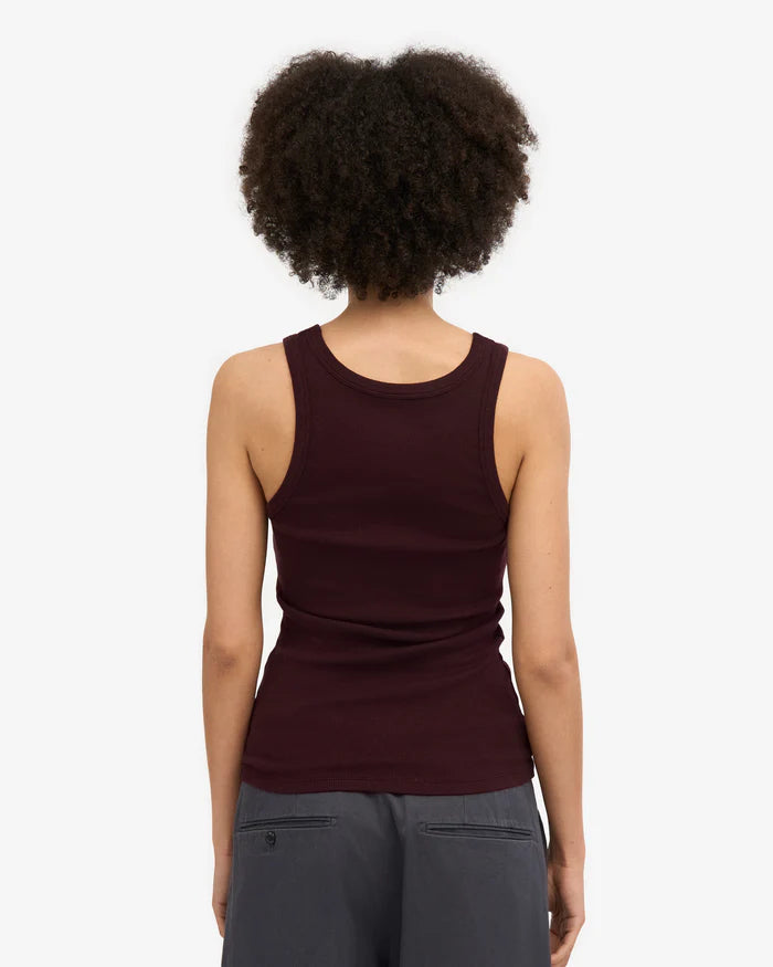 Top Rib Organic - oxblood red