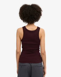 Top Rib Organic - oxblood red