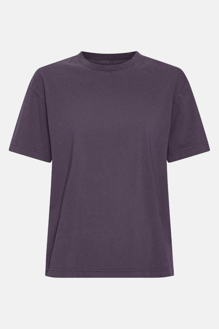 T-shirt Oversized Organic - faded grape