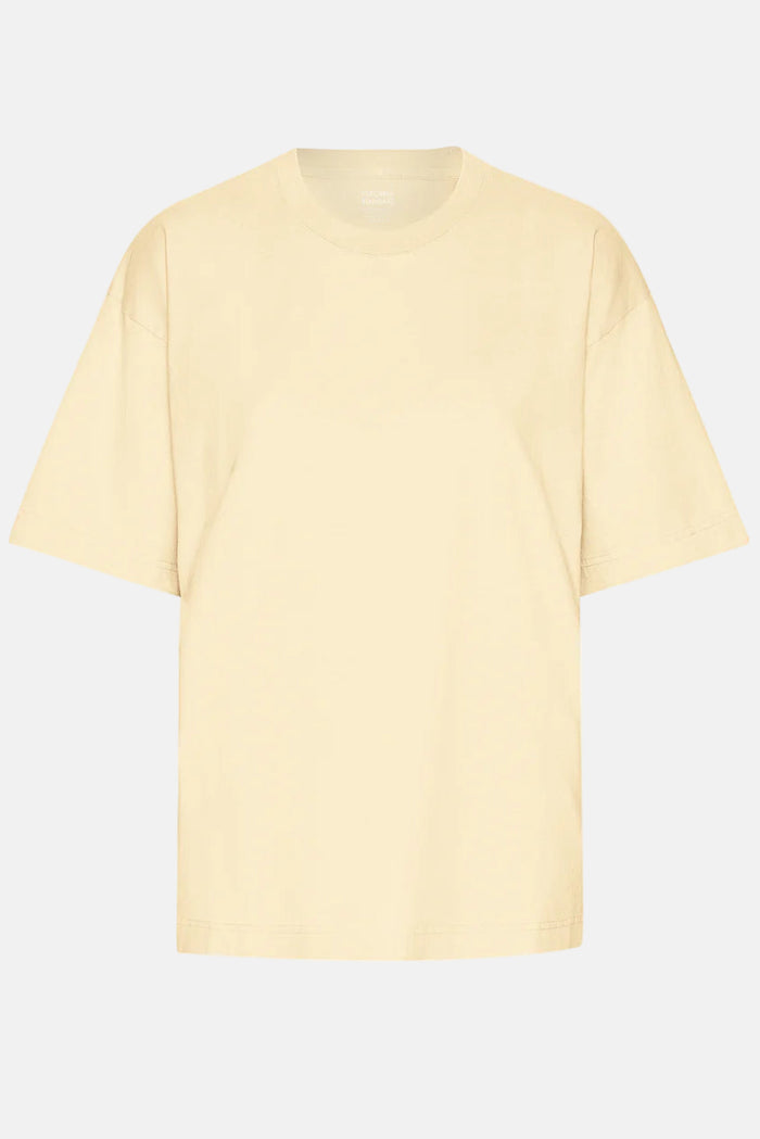 T-shirt Oversized Organic SS - Soft Yellow