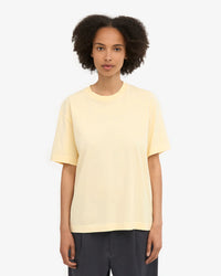T-shirt Oversized Organic SS - Soft Yellow