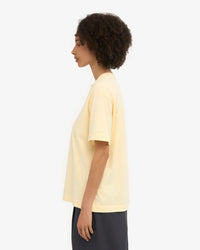 T-shirt Oversized Organic SS - Soft Yellow