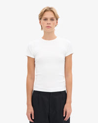 T-shirt Organic Rib SS - optical white