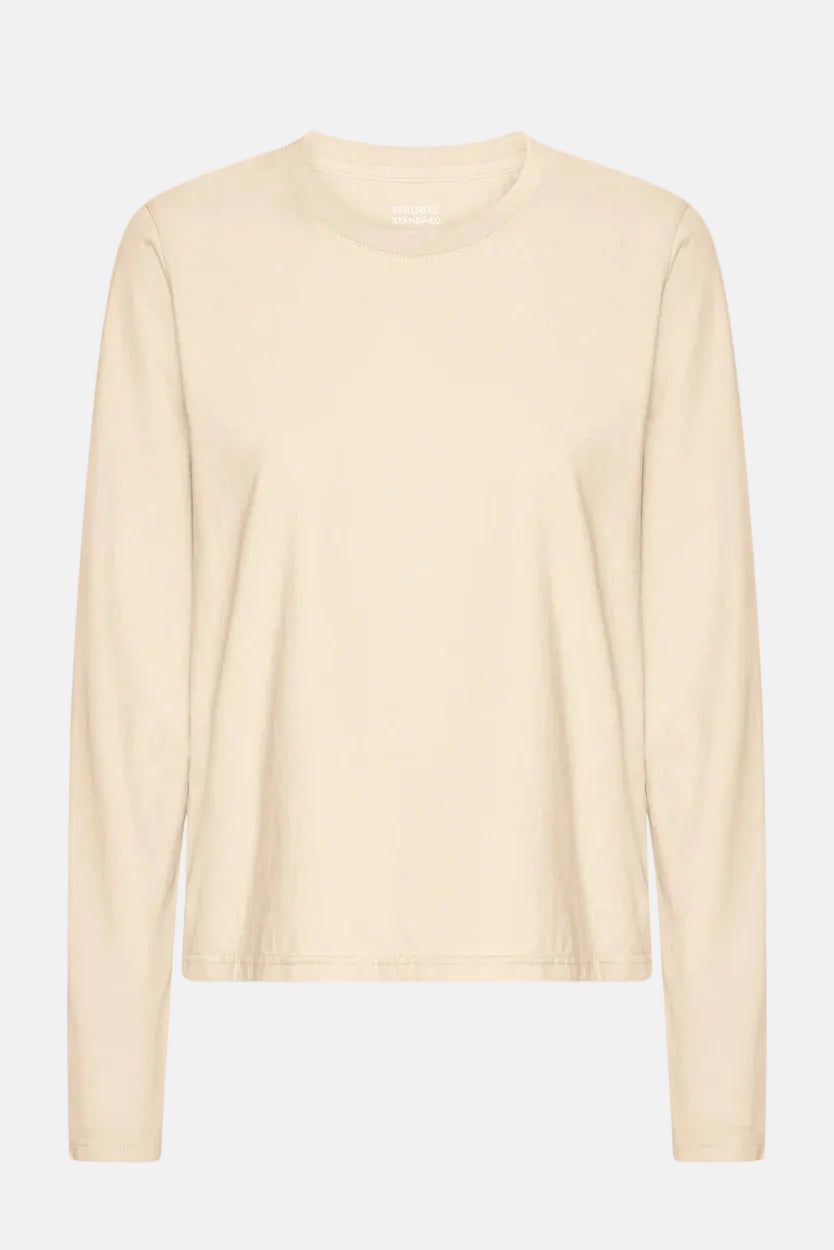 Shirt organic LS - ivory white