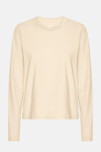 Shirt organic LS - ivory white