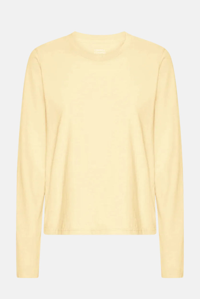 Shirt organic LS - soft yellow
