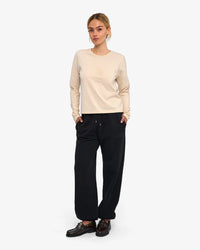 Shirt organic LS - ivory white