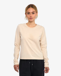 Shirt organic LS - ivory white