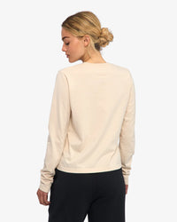 Shirt organic LS - ivory white