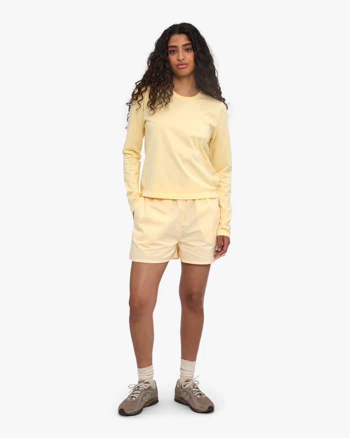 Shirt organic LS - soft yellow