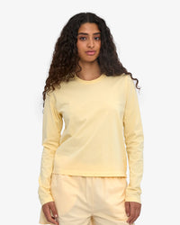 Shirt organic LS - soft yellow