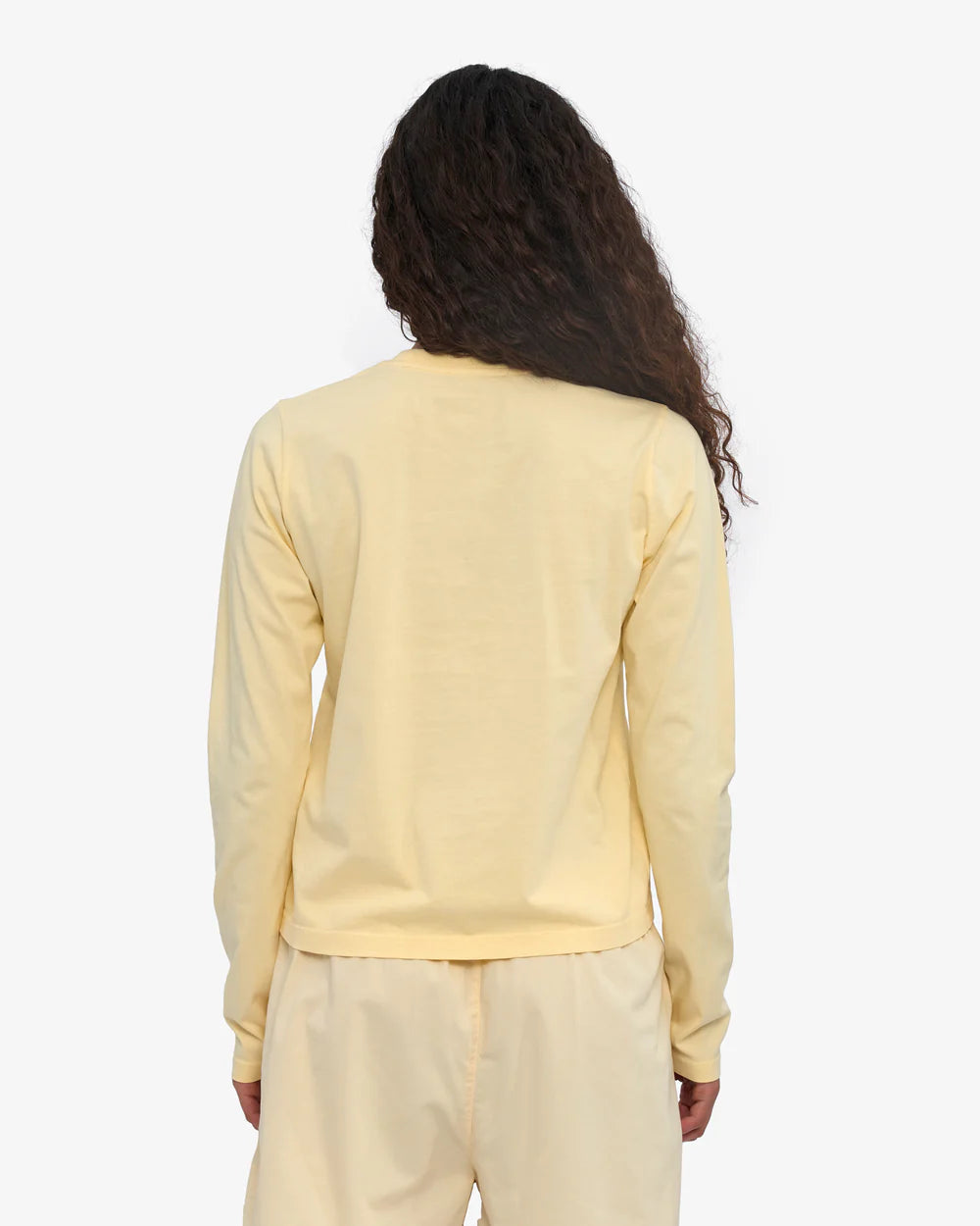 Shirt organic LS - soft yellow