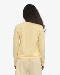 Shirt organic LS - soft yellow