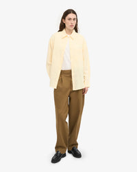 Blouse Linen Oversized - soft yellow