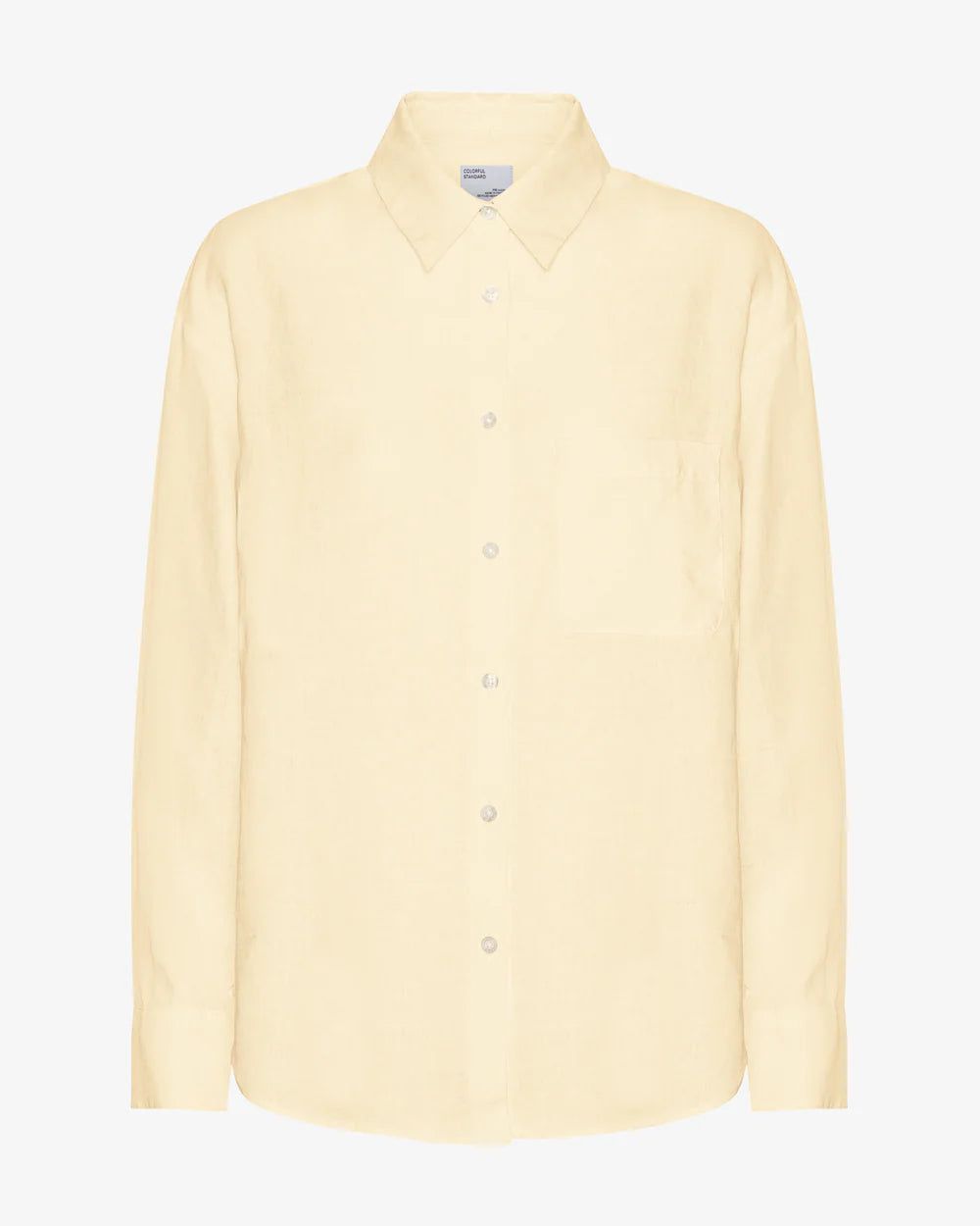 Blouse Linen Oversized - soft yellow