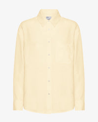 Blouse Linen Oversized - soft yellow