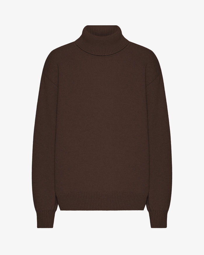 Trui Merino Turtleneck - coffee brown