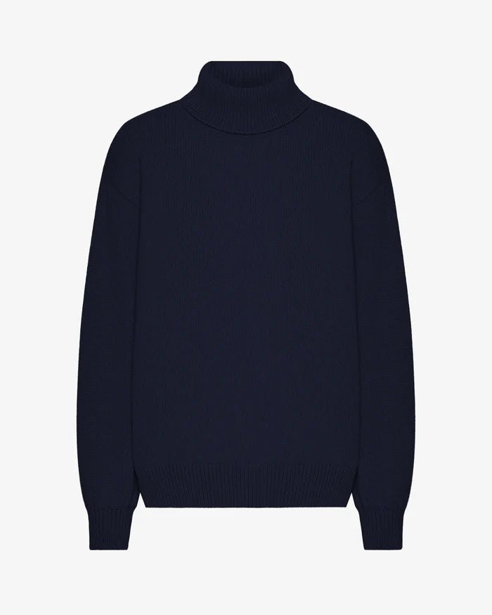 Trui Merino Turtleneck - Navy Blue