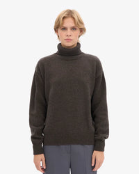Trui Merino Turtleneck - coffee brown