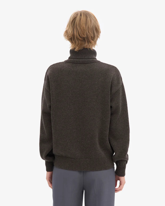 Trui Merino Turtleneck - coffee brown