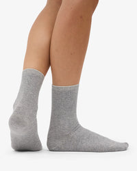 Sokken Classic Organic - heather grey