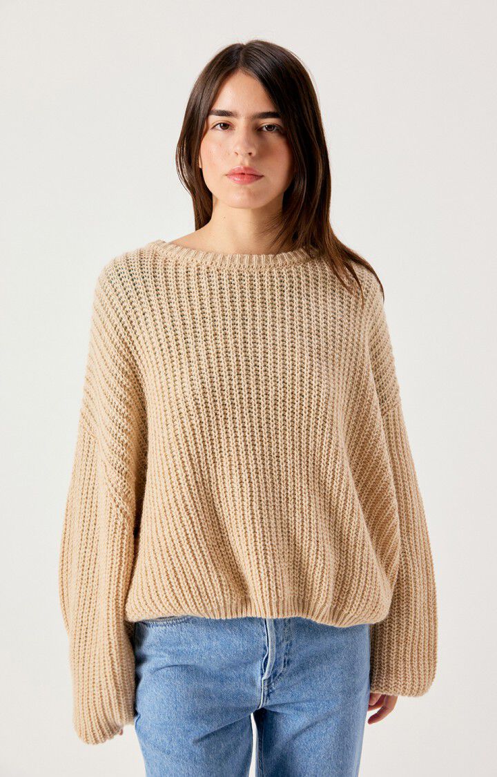 Trui Cyrow - beige clair