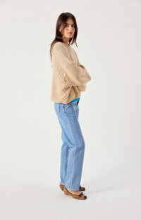Trui Cyrow - beige clair