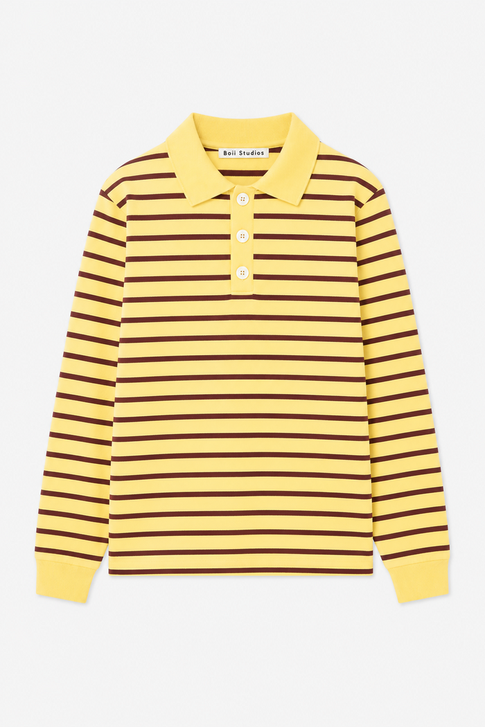 Trui Adanne Polo - yellow/rust