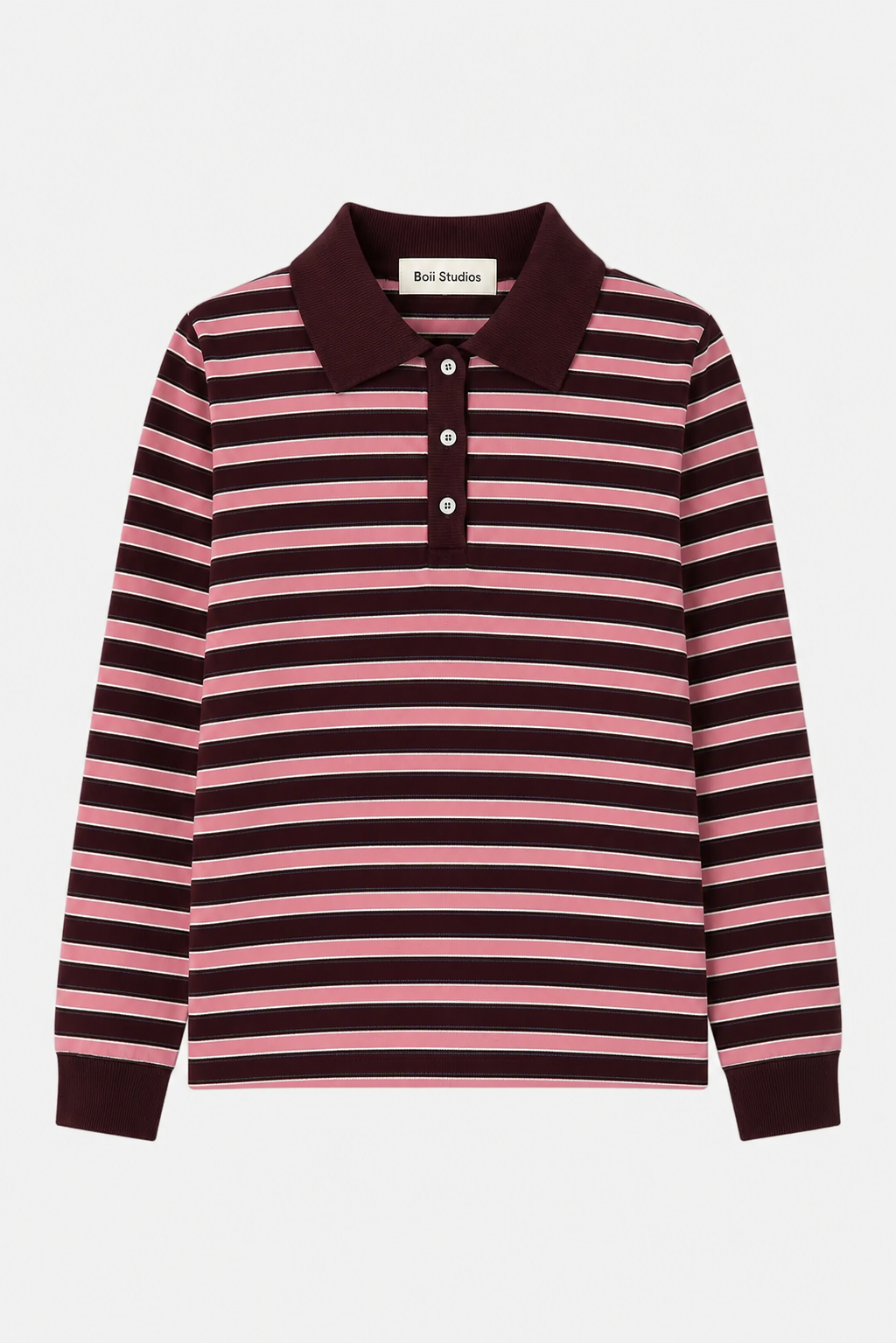 Trui Adanne Polo - bordeaux/pink
