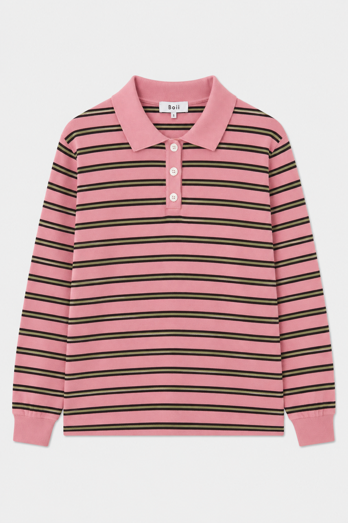 Trui Adanne Polo - pink/bordeaux